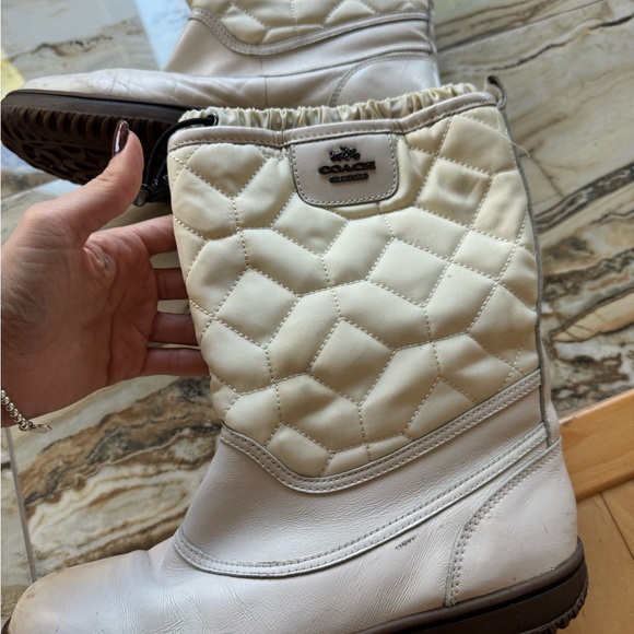 Coach snow boots size 38.5 - Picture 3 of 10